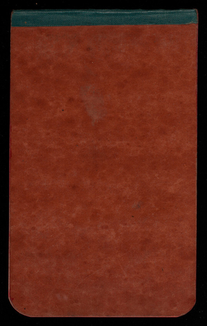 Thomas Lincoln Casey Notebook, October 1891-December 1891, 98, back cover.