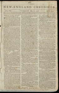 The New-England Chronicle, 16 May 1776 - Digital Commonwealth