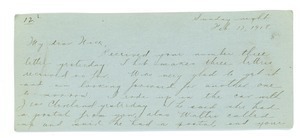 Letter from Letitia Crane to Frank F. Newth