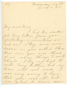 Letter from Letitia Crane to Frank F. Newth