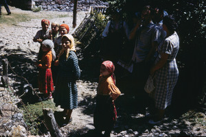 Watching Slava celebration in Labuništa