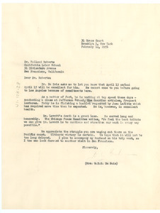 Letter from Mrs. W. E. B. Du Bois to California Labor School