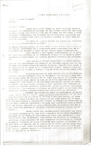 Correspondence: Juan Domingo Perón