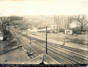 Looking southerly from City Fuel Building, Mattapan