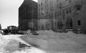 Snowdrifts on Berkeley Street