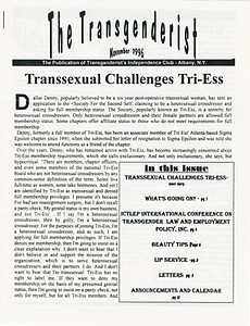 The Transgenderist (November, 1996)
