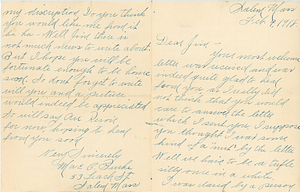Letter from Mae Burke to James Kieran, 02-09-1918
