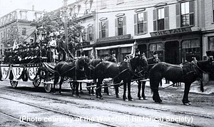 Members of Post 12, Grand Army of the Republic, 250th Anniversary Parade, Settlers' Day, Monday, May 28, 1894