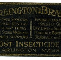 Arlington Brand Frost Insecticide Co. Arlington MA