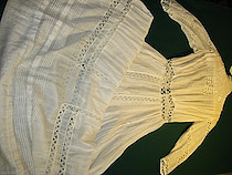 Woman's White Cotton Dress