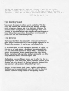 Private Screening for Senators only of The Day After