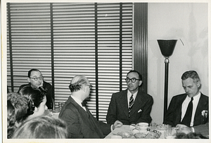 Dr. Jose M. Fernandez (glasses) and Dr. Ralph Wheeler (right)