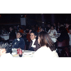 Board members, City Year volunteers, and other attendees at Inquilinos Boricuas en Acción's 1998 Annual Meeting.