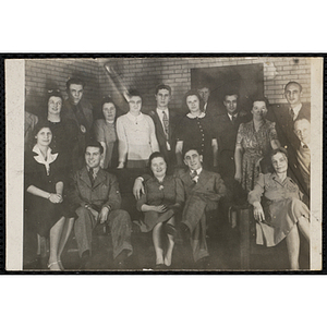 Group portrait of the South Boston Boys' Club staff members