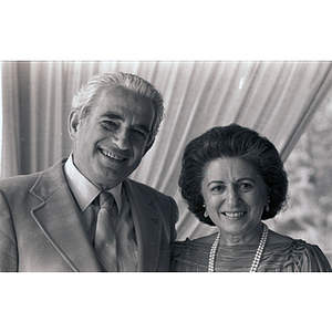 George Kariotis and Ellen Kariotis at their home