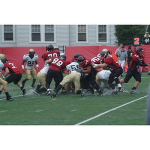 Northeastern plays against William & Mary in the Homecoming game