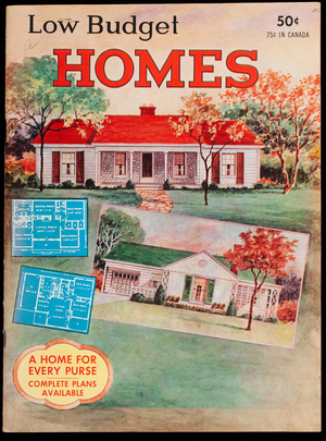 Low budget homes, 4th ed., published by L.F. Garlinghouse Company, 115 Eighth Avenue, east, Topeka, Kansas