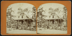 Stereograph of Mrs. H.R. Kidder's cottage, Oak Bluffs, Mass., undated