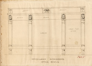 "Mahogany Sideboard Stock""