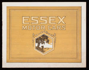 Essex Motor Cars, the five-passenger touring car, the five-passenger sedan, the roadster, Essex Motors, Detroit, Mass.