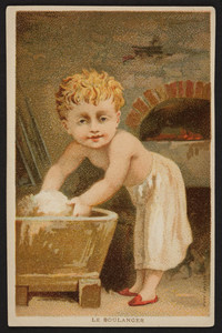 Trade card for Le Boulanger, Bognard, Paris, France, undated