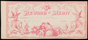Reward of merit, Frank L. Pinkham, location unknown