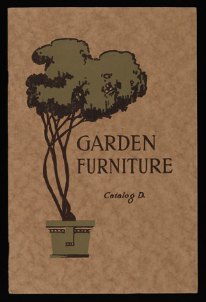 Garden furniture, catalog D, Architectural Decorating Co., 1600-1608 South Jefferson Street, Chicago, Illinois