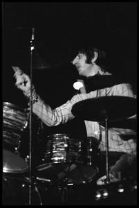 RIngo Starr performing with the Beatles at D.C. Stadium