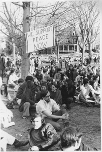 Student demonstration in Amherst