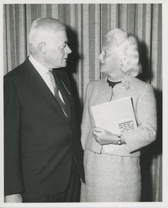 Mrs. H. Lawrence Bogert, Jr. and unidentified man