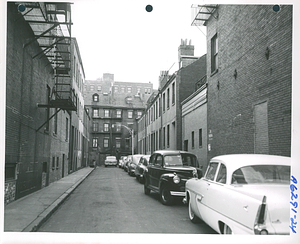 Johnny Court, northwesterly from Harrison Avenue