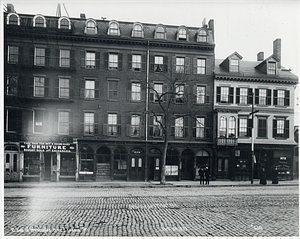 East side of Washington Street, north corner East Lenox Street