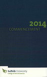 2014 Suffolk University commencement program, College of Arts & Sciences