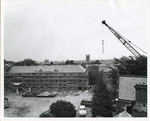 Fitzpatrick Hall exterior under construction