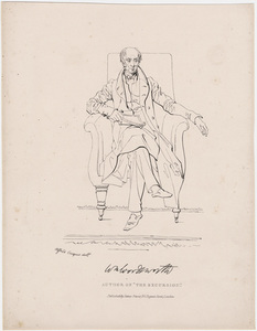 William Wordsworth, portrait, seated