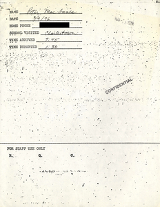 Citywide Coordinating Council daily monitoring report for Charlestown High School by Peter MacInnis, 1976 March 9