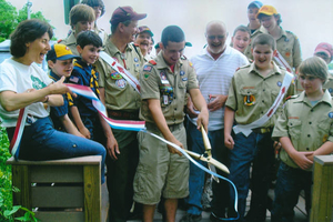 Ribbon cutting