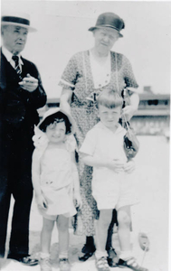 Picture of my grandparents and two cousins