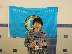 Lei Zhang at the Lexington Mass. Memories Road Show