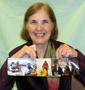 Linda Sjoberg at the Duxbury Mass. Memories Road Show