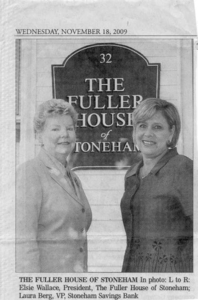 Former President and new President of the Fuller House of Stoneham