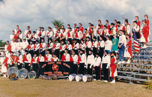 DPHS marching panther band at EPCOT center