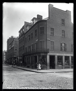 Corner of Tremont Street and Pleasant Street, looking down Pleasant Street