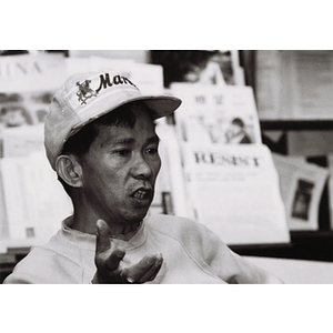 Portrait of a Lei Jing Restaurant construction worker