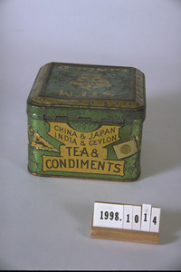 Tin ginger box