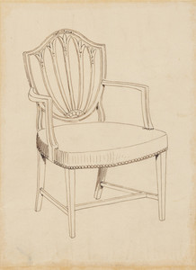 Neoclassical-style Arm Chair