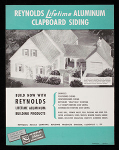 Reynolds Lifetime Aluminum Clapboard Siding, Reynolds Metal Co., Inc., Louisville, Kentucky