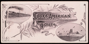 Ticket folder for Cook's American Tours, 245 Broadway, Thomas Cook & Son, New York, New York