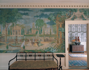 Dining room, Hamilton House, South Berwick, Maine