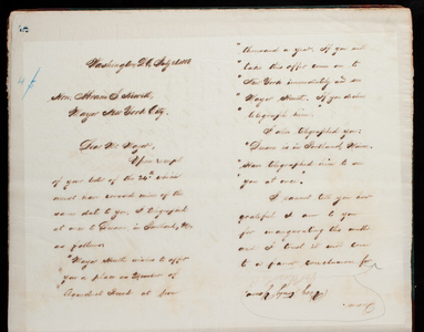Thomas Lincoln Casey Letterbook (1888-1895), Thomas Lincoln Casey to Abram S. Hewitt, July 26, 1888